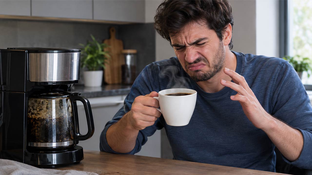 بوی بد و طعم بد قهوه در قهوه ساز هافمن